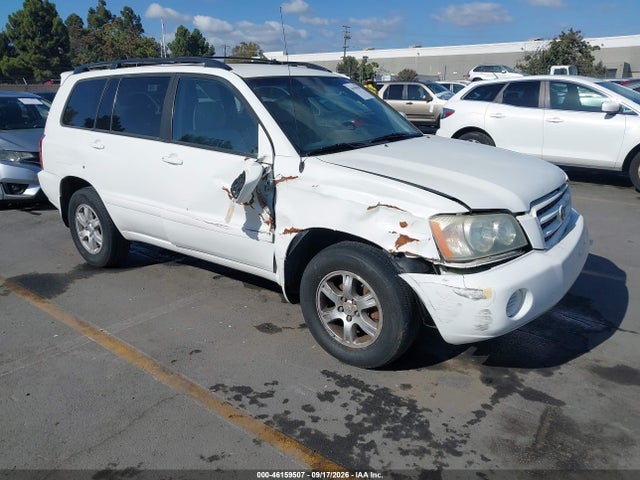 2003 Toyota Highlander V6 მანქანა იყიდება აუქციონზე, vin: JTEHF21A830125879, აუქციონის ნომერი: 46159507