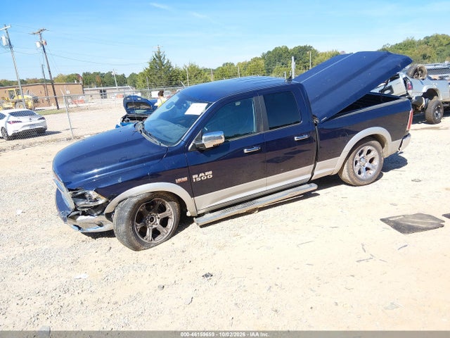 2013 Ram 1500 Laramie მანქანა იყიდება აუქციონზე, vin: 1C6RR7JT9DS702303, აუქციონის ნომერი: 46159659