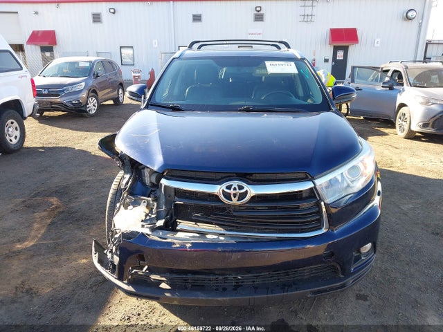 Продаж на аукціоні авто 2015 Toyota Highlander Limited, vin: 5TDDKRFH3FS166581, номер лоту: 46159722