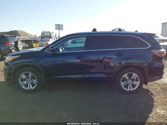 Продаж на аукціоні авто 2015 Toyota Highlander Limited, vin: 5TDDKRFH3FS166581, номер лоту: 46159722