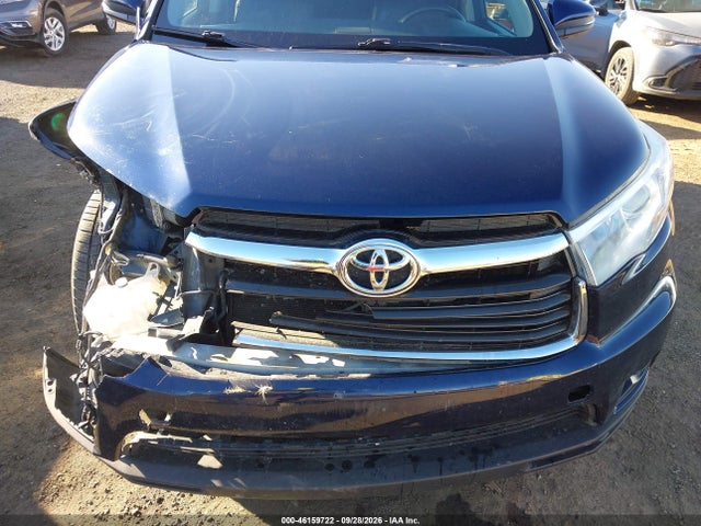 Продаж на аукціоні авто 2015 Toyota Highlander Limited, vin: 5TDDKRFH3FS166581, номер лоту: 46159722