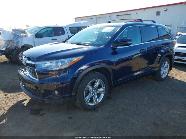 Продаж на аукціоні авто 2015 Toyota Highlander Limited, vin: 5TDDKRFH3FS166581, номер лоту: 46159722