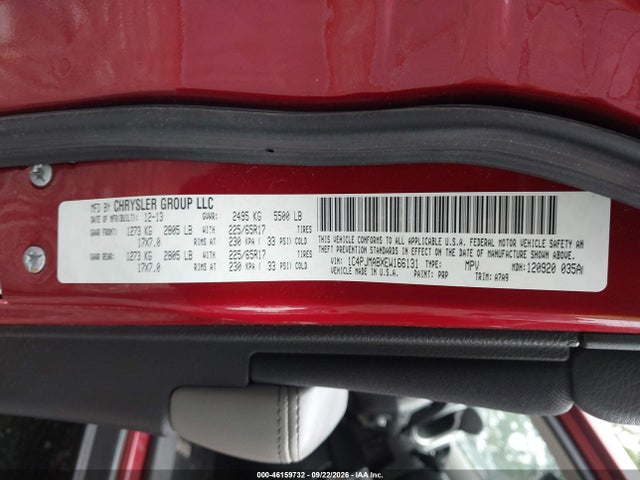 Продаж на аукціоні авто 2014 Jeep Cherokee Sport, vin: 1C4PJMABXEW166131, номер лоту: 46159732
