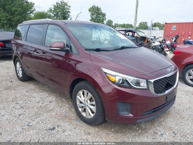 2015 Kia Sedona Lx მანქანა იყიდება აუქციონზე, vin: KNDMB5C16F6024158, აუქციონის ნომერი: 46159776