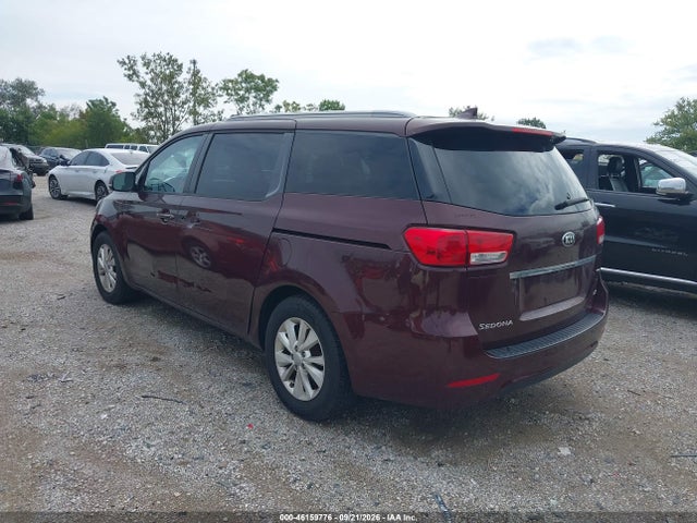 2015 Kia Sedona Lx მანქანა იყიდება აუქციონზე, vin: KNDMB5C16F6024158, აუქციონის ნომერი: 46159776