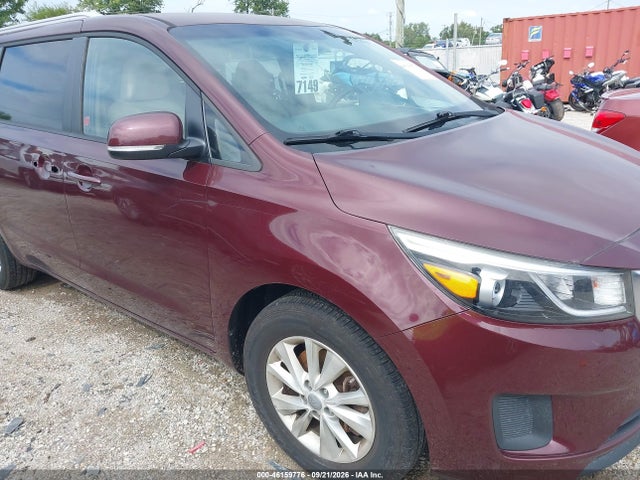 2015 Kia Sedona Lx მანქანა იყიდება აუქციონზე, vin: KNDMB5C16F6024158, აუქციონის ნომერი: 46159776