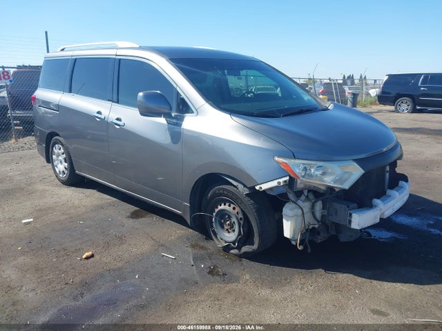 2014 Nissan Quest S მანქანა იყიდება აუქციონზე, vin: JN8AE2KP7E9102723, აუქციონის ნომერი: 46159988
