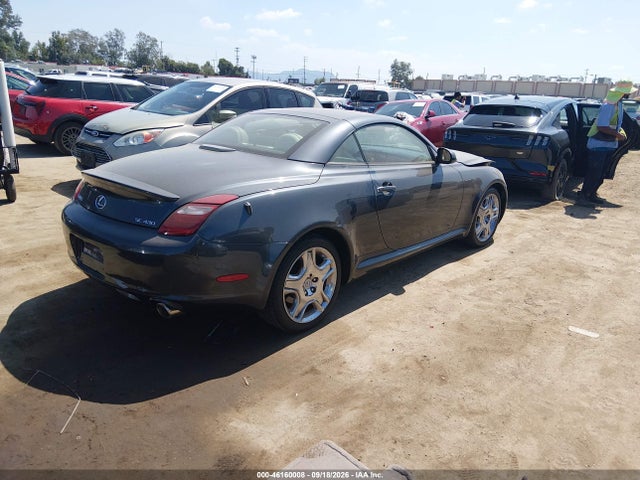 Продажа на аукционе авто 2008 Lexus Sc 430, vin: JTHFN45Y489019660, номер лота: 46160008