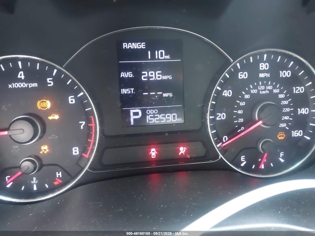 46160180 :رقم المزاد ، KNAFK4A63F5307847 vin ، 2015 Kia Forte Lx مزاد بيع