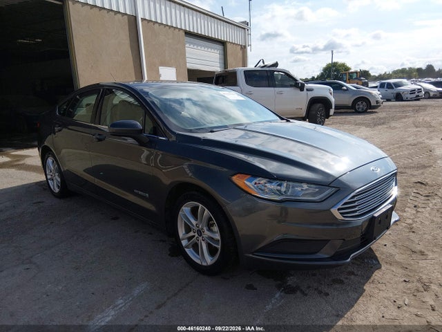 Auction sale of the 2018 Ford Fusion Hybrid S, vin: 3FA6P0UU9JR273691, lot number: 46160240
