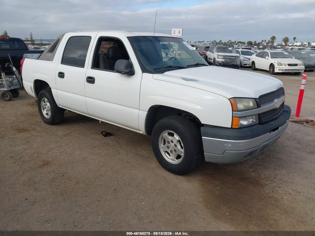 2004 Chevrolet Avalanche 1500 მანქანა იყიდება აუქციონზე, vin: 3GNEC12T54G103482, აუქციონის ნომერი: 46160278