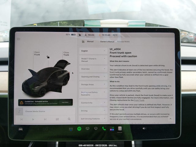 Продаж на аукціоні авто 2021 Tesla Model Y Long Range Dual Motor All-wheel Drive, vin: 5YJYGDEE4MF070909, номер лоту: 46160335