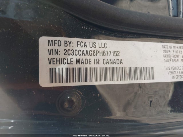Продажа на аукционе авто 2023 Chrysler 300 Touring, vin: 2C3CCAAG8PH677152, номер лота: 46160477