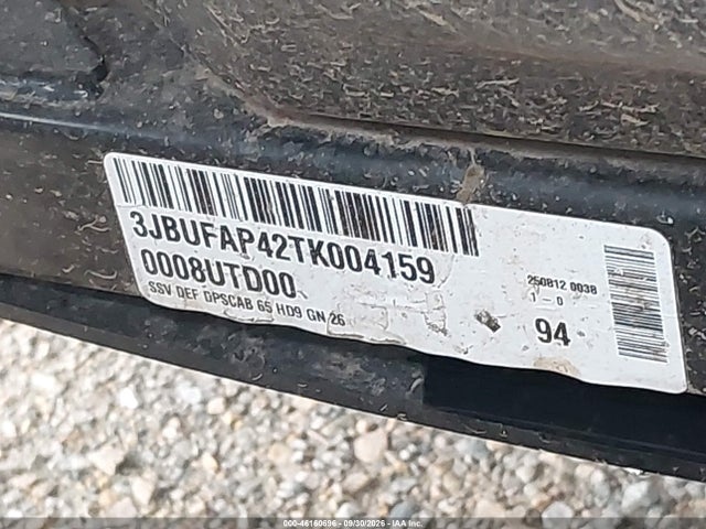 46160696 :رقم المزاد ، 3JBUFAP42TK004159 vin ، 2026 Can-am Defender Dps Cab Hd9 مزاد بيع