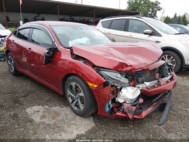 46160760 :رقم المزاد ، 19XFC2F61LE001257 vin ، 2020 Honda Civic Lx مزاد بيع