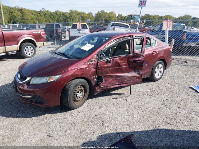 Aukcja sprzedaży 2015 Honda Civic Lx, vin: 19XFB2F58FE267115, numer aukcji: 46160765