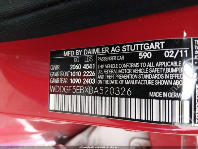 Продаж на аукціоні авто 2011 Mercedes-benz C 300 Luxury/sport, vin: WDDGF5EBXBA520326, номер лоту: 46160829