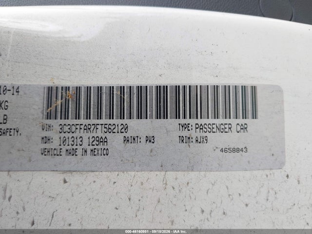 Fiat 500 POP 2015 3C3CFFAR7FT562120 Image 9