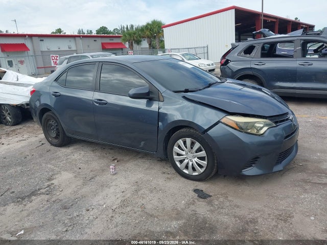2015 Toyota Corolla Le მანქანა იყიდება აუქციონზე, vin: 2T1BURHEXFC389665, აუქციონის ნომერი: 46161019