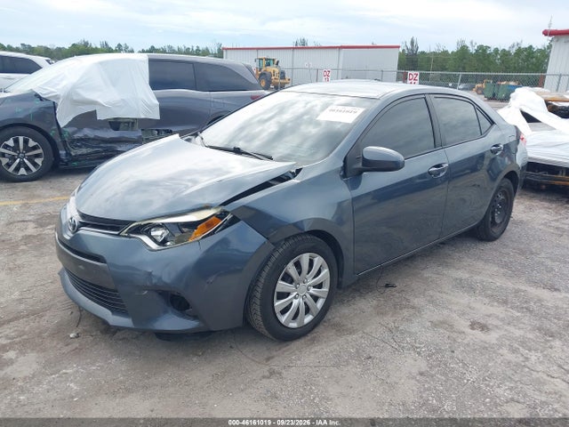 2015 Toyota Corolla Le მანქანა იყიდება აუქციონზე, vin: 2T1BURHEXFC389665, აუქციონის ნომერი: 46161019