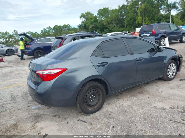 2015 Toyota Corolla Le მანქანა იყიდება აუქციონზე, vin: 2T1BURHEXFC389665, აუქციონის ნომერი: 46161019