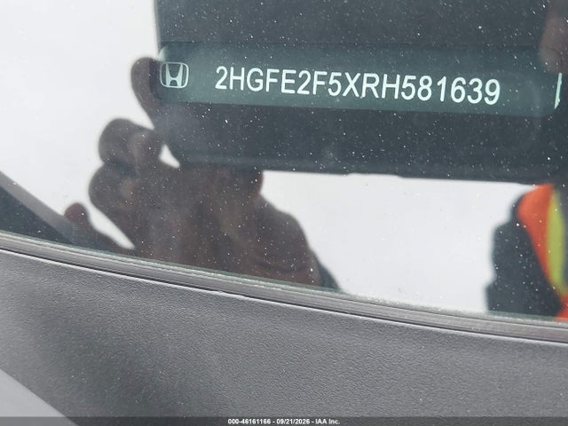 46161166 :رقم المزاد ، 2HGFE2F5XRH581639 vin ، 2024 Honda Civic Sport مزاد بيع