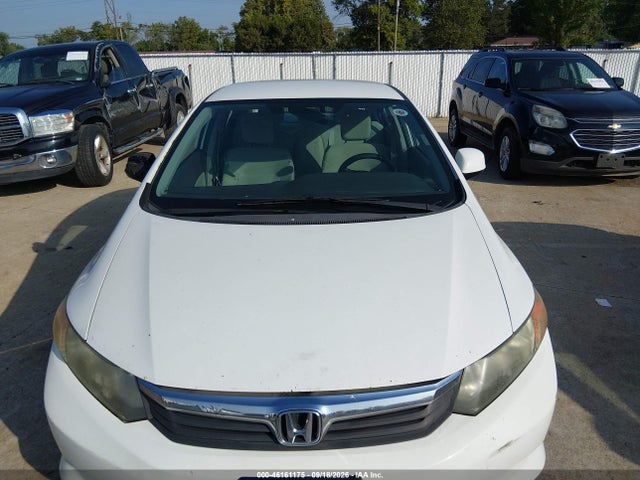 46161175 :رقم المزاد ، 2HGFB2F58CH335298 vin ، 2012 Honda Civic Lx مزاد بيع
