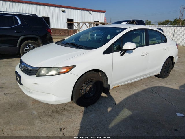 46161175 :رقم المزاد ، 2HGFB2F58CH335298 vin ، 2012 Honda Civic Lx مزاد بيع