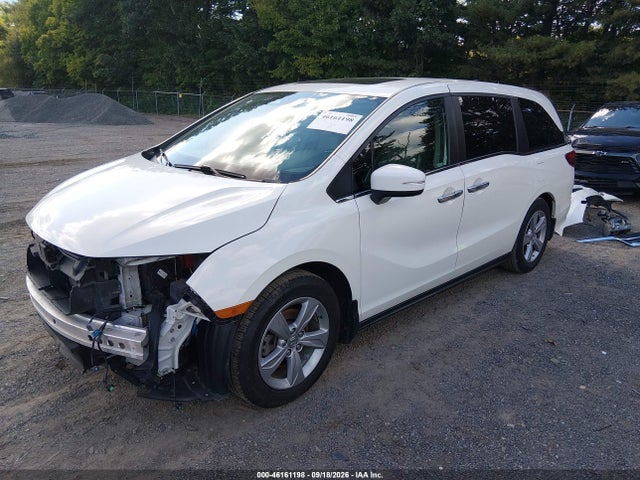 2019 Honda Odyssey Ex-l მანქანა იყიდება აუქციონზე, vin: 5FNRL6H74KB115689, აუქციონის ნომერი: 46161198