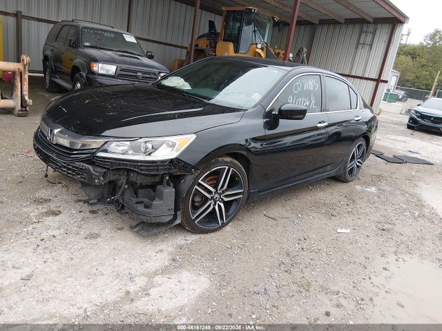 2016 Honda Accord Sport მანქანა იყიდება აუქციონზე, vin: 1HGCR2F59GA117017, აუქციონის ნომერი: 46161248