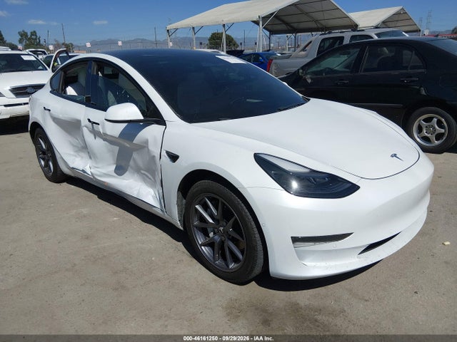 46161250 :رقم المزاد ، 5YJ3E1EA2NF374673 vin ، 2022 Tesla Model 3 Rear-wheel Drive مزاد بيع