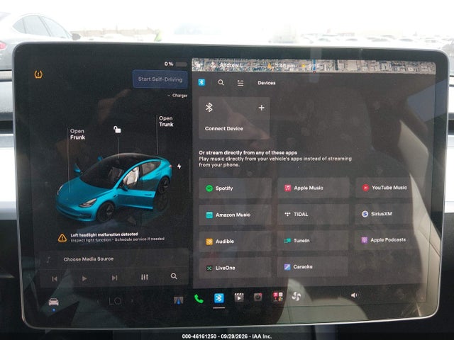 46161250 :رقم المزاد ، 5YJ3E1EA2NF374673 vin ، 2022 Tesla Model 3 Rear-wheel Drive مزاد بيع