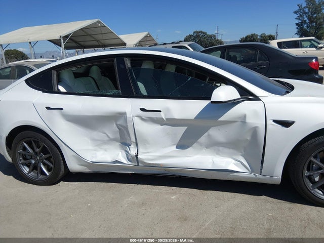 46161250 :رقم المزاد ، 5YJ3E1EA2NF374673 vin ، 2022 Tesla Model 3 Rear-wheel Drive مزاد بيع