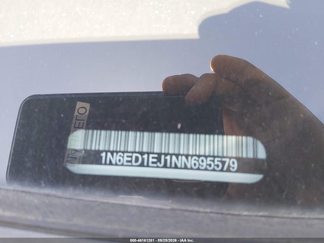 2022 Nissan Frontier S 4x2 მანქანა იყიდება აუქციონზე, vin: 1N6ED1EJ1NN695579, აუქციონის ნომერი: 46161281