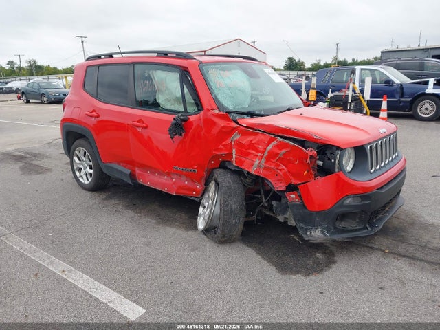 46161318 :رقم المزاد ، ZACCJBBTXGPC64358 vin ، 2016 Jeep Renegade Latitude مزاد بيع