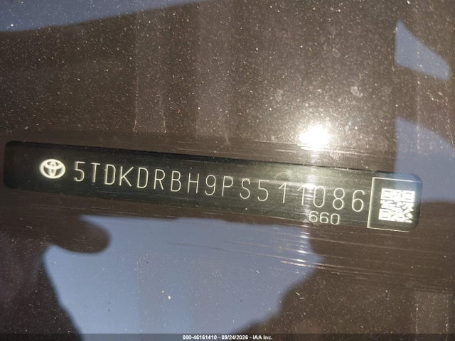 Aukcja sprzedaży 2023 Toyota Highlander Xle, vin: 5TDKDRBH9PS511086, numer aukcji: 46161410