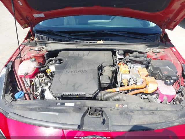 KMHLM4AJ9PU044903 Hyundai Elantra Hybrid Blue