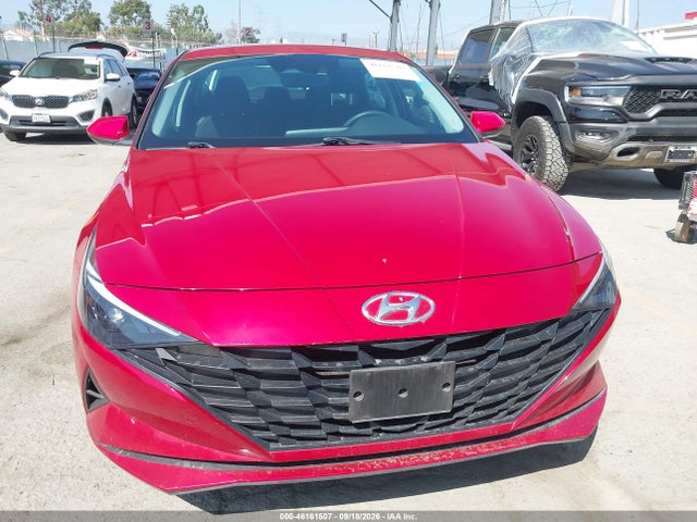 KMHLM4AJ9PU044903 Hyundai Elantra Hybrid Blue