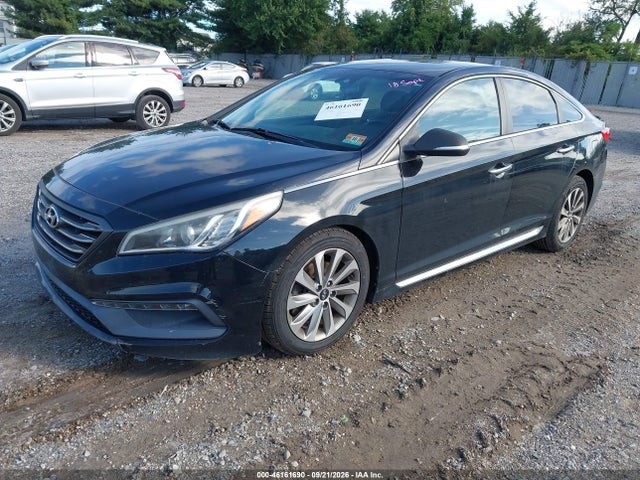 46161690 :رقم المزاد ، 5NPE34AF9FH230459 vin ، 2015 Hyundai Sonata Sport مزاد بيع