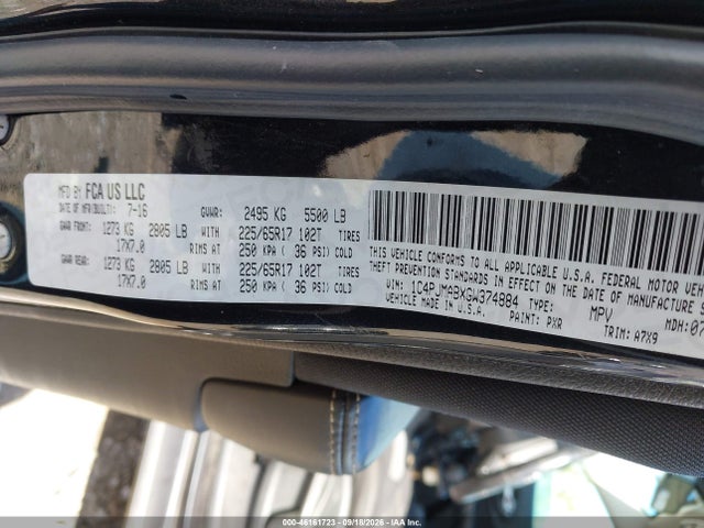 Продаж на аукціоні авто 2016 Jeep Cherokee Sport, vin: 1C4PJMABXGW374884, номер лоту: 46161723