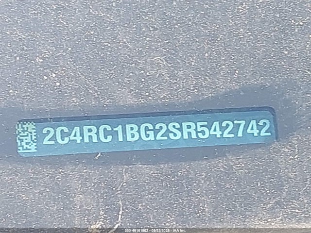 46161802 :رقم المزاد ، 2C4RC1BG2SR542742 vin ، 2025 Chrysler Pacifica Select مزاد بيع