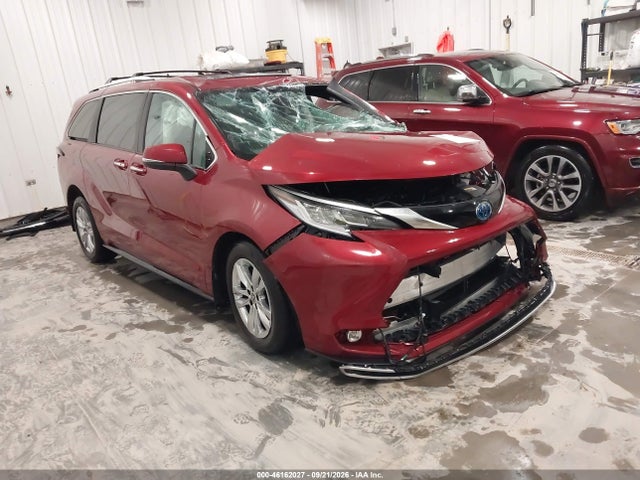 Продаж на аукціоні авто 2025 Toyota Sienna Limited, vin: 5TDZSKFC1SS216373, номер лоту: 46162027