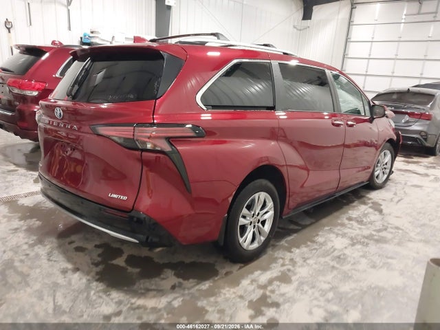 Aukcja sprzedaży 2025 Toyota Sienna Limited, vin: 5TDZSKFC1SS216373, numer aukcji: 46162027