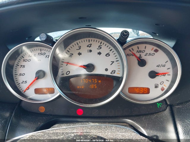 2001 Porsche Boxster S მანქანა იყიდება აუქციონზე, vin: WP0CB29881U661779, აუქციონის ნომერი: 46162067