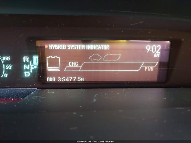 46162203 :رقم المزاد ، JTDKN3DU3C5538207 vin ، 2012 Toyota Prius Two مزاد بيع