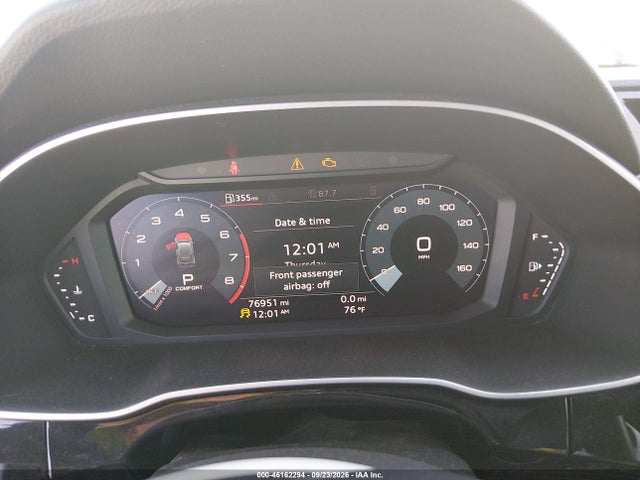 2021 Audi Q3 Premium 40 Tfsi Quattro Tiptronic მანქანა იყიდება აუქციონზე, vin: WA1AUCF32M1095845, აუქციონის ნომერი: 46162294