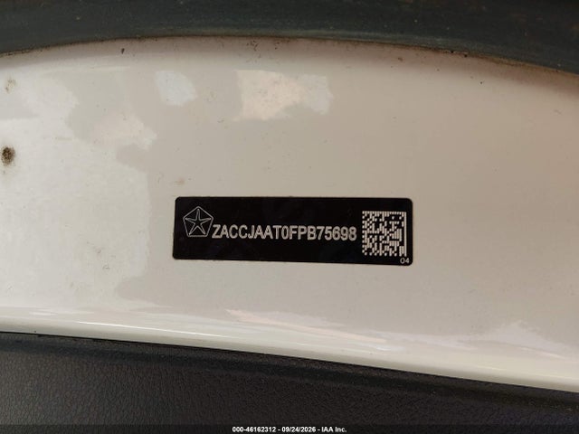 Aukcja sprzedaży 2015 Jeep Renegade Sport, vin: ZACCJAAT0FP875698, numer aukcji: 46162312