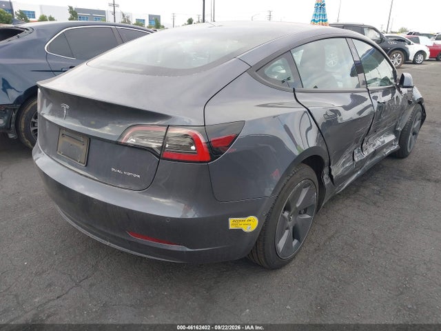 46162402 :رقم المزاد ، 5YJ3E1EB0NF265525 vin ، 2022 Tesla Model 3 Long Range مزاد بيع