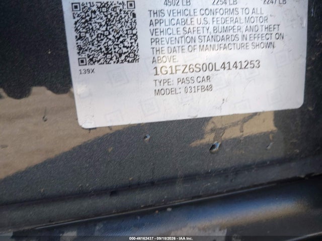 Продаж на аукціоні авто 2020 Chevrolet Bolt Ev Fwd Premier, vin: 1G1FZ6S00L4141253, номер лоту: 46162437