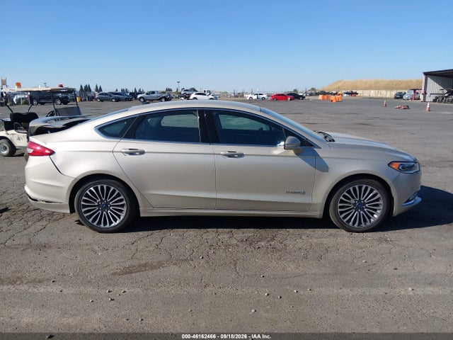 2017 Ford Fusion Hybrid Titanium მანქანა იყიდება აუქციონზე, vin: 3FA6P0RU6HR287602, აუქციონის ნომერი: 46162466